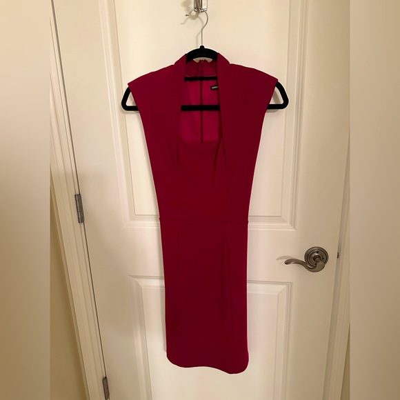 Georgio Studio XSmall purple business dress with black belt,  great condition - Picture 1 of 5